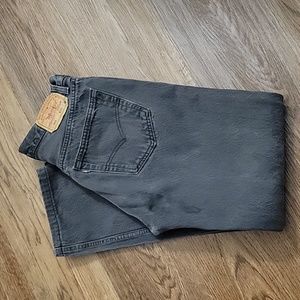 Levi's 501 washed black jeans